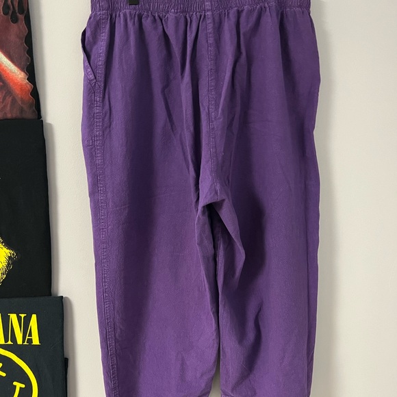 Purple Alia capris - Picture 3 of 9